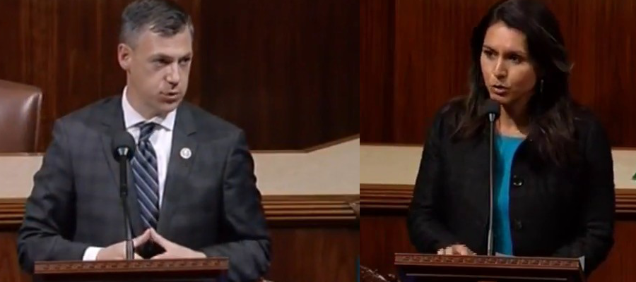 Rep. Jim Banks and Rep. Tulsi Gabbard